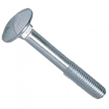 Tornillo con arandela cuadrada 10×50, carrocero DIN 603 y tuerca incluida