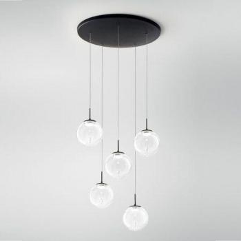 Ariel 5‑Flammen LED-Pendant – Stufendimmer, CCT-Auswahl
