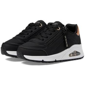 Skechers Mädchen UNO Gen1 Sneaker Schwarz/Roségold 31