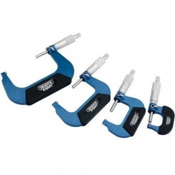 Draper Metric External Micrometer Set (4 Piece)