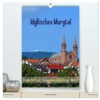 Premium Wandkalender Idyllisches Murgtal 2024