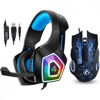 Hunterspider V1 Gaming Headset with Stereo Bass and Mic