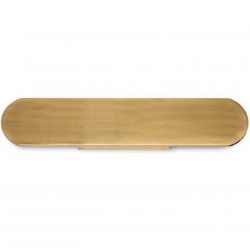 Echo Flush Integrated LED Wall Lamp Brass 40cm 3000K