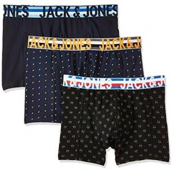 JACK & JONES Jachenrik Trunks 3 Pack Noos Bóxer, Multicolor