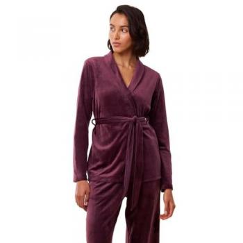 Triumph Damen Loungewear Jacke Dunkelrot Größe 40