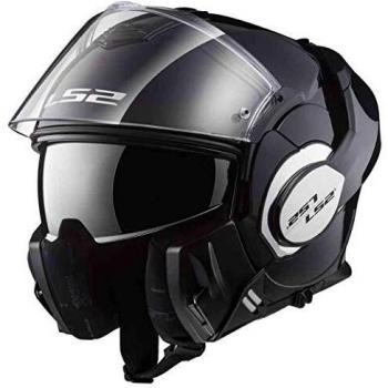 LS2 casco modular Valiant negro