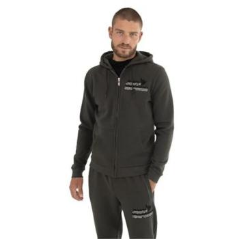 Sweat à Capuche Zippé Molletonné – Just Emporio – JE-ABEXON – Hommes – Couleur Verte – Lavage Automatique