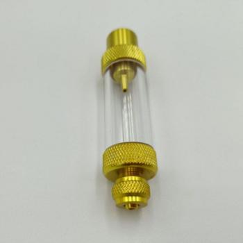 Contador de burbujas de CO2 con ajuste preciso y válvula solenoide