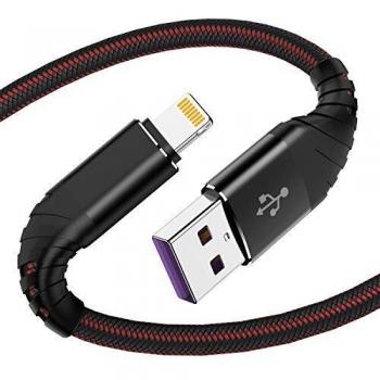 Jeenek iPhone Ladekabel 3M, [ MFi Certified ] 2Pack 3m USB A auf Lightning Kabel Lange, 10ft Nylon Apple iPhone USB Kabel für iPhone 12 Pro 11 XS Max XR X 8 Plus 7 6s 6 SE 5s 5c 5 iPad (Weiß)