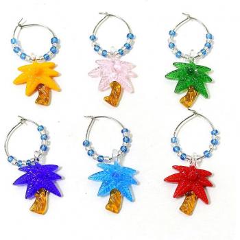 Hawaiian Sip Rings – Set de 6 éléments décoratifs