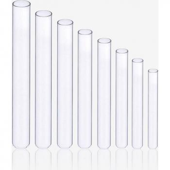 50 Stück 12*75mm Glas-Reagenzgläser mit Korken für Laboranwendungen