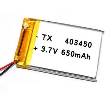 3.7V 650mAh Li-Polymer Battery for Power Banks