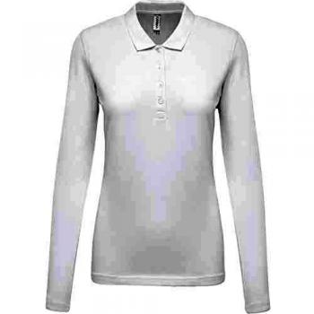 Kariban Women's Slim Fit Piqué Polo – Classic White