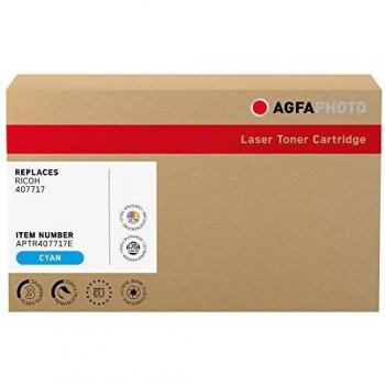 AgfaPhoto Laser Toner ersetzt Ricoh 407717, 6000 Seiten, Cyan