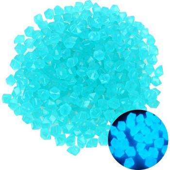 Artificial Luminous Stones 300-Pack 14mm Pebbles for Garden Decor
