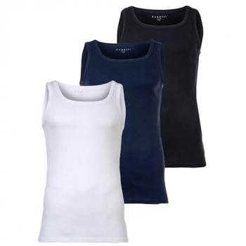 Bugatti Herren Unterhemd Set, 3 Stück