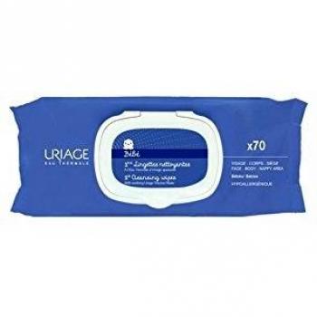 Hypoallergenic and Extra-gentle Cleansing Wipes for Babies X70 by Uriage