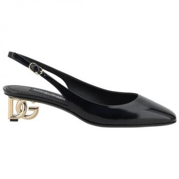 DG Black Gold Embellished Slingback Pump – Women's Version