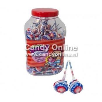 Kersen Lollie Mac Bubble 100 stuks