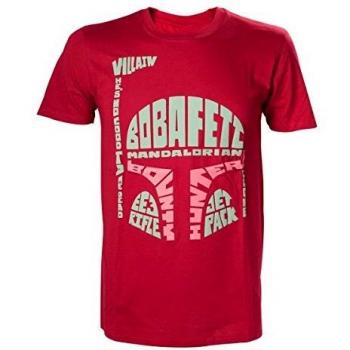 Star Wars Boba Fett Herren T-Shirt Wortspiel XXL Rot