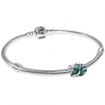 Pandora Silberarmband Set mit Monstera-Blättern