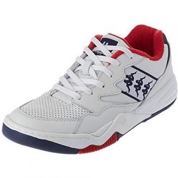 Zapatillas Kappa Authentic 222 KOMPO 1 Unisex, Color Blanco y Azul Marino, Talla 42 EU
