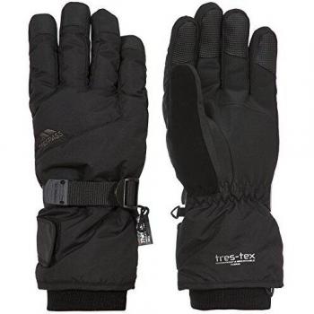Trespass Ergon II – M‑Größe – Schwarze Polsterhandschuhe mit wasserdichter Beschichtung