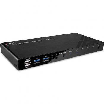 Switch KVM 4 Porte HDMI 4K60 con USB 3.0 e Audio