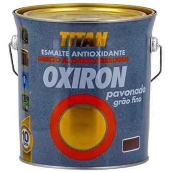 Titan Oxirón Esmalte Antioxidante Pavonado Gris Acero 4 L