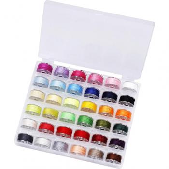 Set de 72 bobines de fil pour couture artisanale