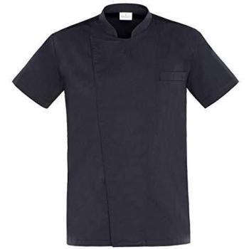 GIBLOR'S Giacca Cuoco Thiago Maniche Corte Schiena Traspirante Nero
