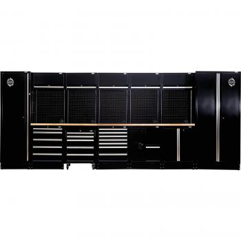Bunker Modular Storage System with Hardwood Worktop