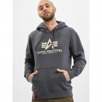 Alpha Industries Sudadera Gris Básica