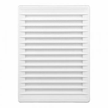 Pannello di ventilazione rettangolare in ABS, zanzariera bianca 17x23 cm – EDM