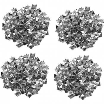 Vanguardia Metal – 400 Tachuelas Góticas de 10 mm en Plata