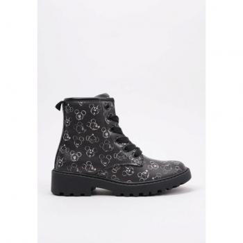Bota de Tobillo Geox J Casey Girl en Color Negro