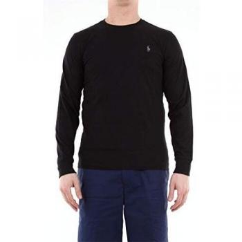 Polo Ralph Lauren Langarmshirt Classics Slim Fit Schwarz S mit Label-Stitching