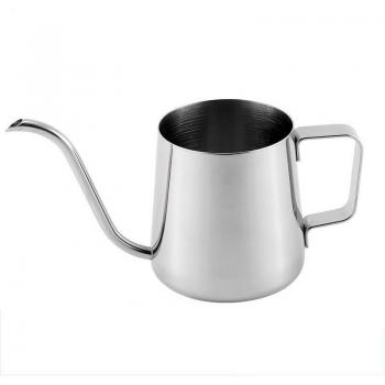 Pichet à café 350ml en inox, bouche fine et longue