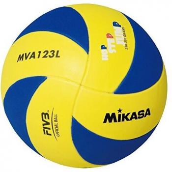Mikasa Jugend 13 Volleyball – Unisex für Jungen & Mädchen Blau/Gold