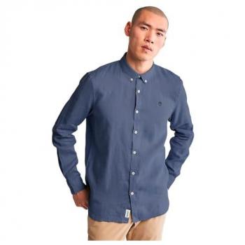 Chemise Timberland Mill River – Slim Fit Homme, Bleu