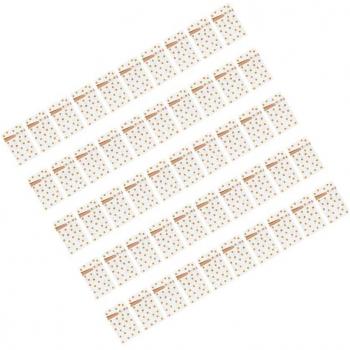 50pcs Golden Holiday Drawstring Bags for Cakes