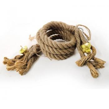 Cage à oiseaux avec jouet en corde