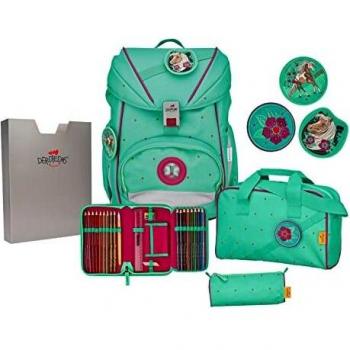 DerDieDas ErgoFlex Schulranzen-Set, 5-teilig Peppermint Pony