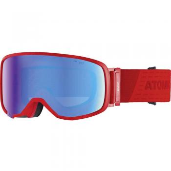 Atomic All Mountain Skibrille Revent S FDL HD – Für alle Lichtverhältnisse – Small Fit – Live‑Fit‑Rahmen – Stereo‑HD‑Scheibe – Rot/Blau –