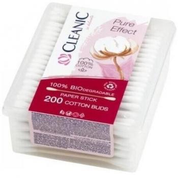 Bastoncini Igienici Cleanic Scatola Rettangolare 200 pz