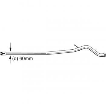 BOSAL 889‑179 Tôle de remplacement de catalyseur