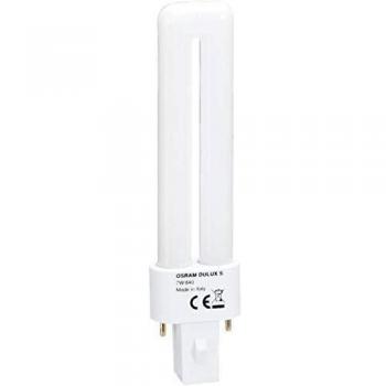 OSRAM G23 7W 840 bombilla fluorescente compacta Dulux S