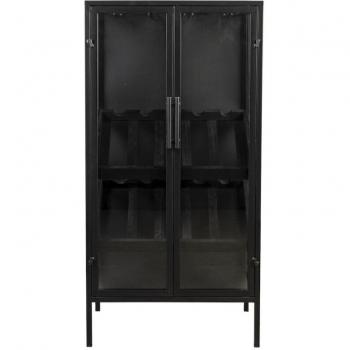 Bar Chic: Estructura de Hierro y Vitrina Transparente