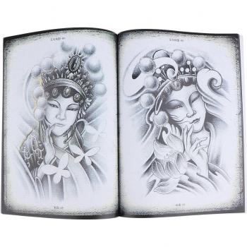 Referencia de Tatuajes: Pintura de Ópera China