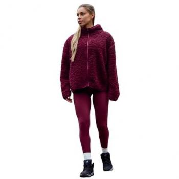 Premium OHS Maroon Full-Zip Fleece Jacket – XL